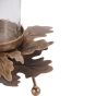 Laura Ashley Corrina Leaf Triple Votive Candleholder by Libra Designs | Style Our Home
