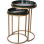 Laura Ashley Mathilde Floral Print Set Of 2 Side Tables by Libra Designs | Style Our Home
