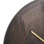 Mango Wood Bowl Wall Clock 56cm Dia L by Libra Designs | Style Our Home
