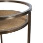 Rattan Dusky Gold Bar Trolley by Libra Designs | Style Our Home
