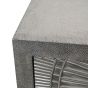 Coco Silver Embossed Metal Console by Libra Designs | Style Our Home