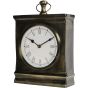 Taunton Antique Finish Mantel Clock Large by Libra Designs | Style Our Home
