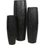 Holland Planters Set of Three Antique Pewter by Libra Designs | Style Our Home
