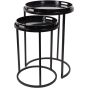 Squares Pattern Set Of 2 Side Tray Tables by Libra Designs | Style Our Home
