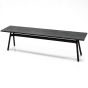 Bronks Black Acacia Bench 170cm by Libra Designs | Style Our Home
