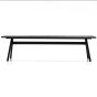 Bronks Black Acacia Bench 170cm by Libra Designs | Style Our Home
