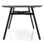 Bronks Black Acacia Fixed Dining Table  180cm by Libra Designs | Style Our Home
