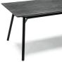 Bronks Black Acacia Fixed Dining Table  180cm by Libra Designs | Style Our Home
