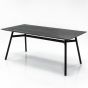 Bronks Black Acacia Fixed Dining Table  180cm by Libra Designs | Style Our Home
