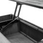 Bronks Black Acacia Coffee Table with Motion Top Mechanism by Libra Designs | Style Our Home
