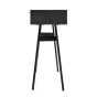 Bronks Black Acacia Console Table with Two Drawers 130cm by Libra Designs | Style Our Home
