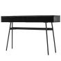 Bronks Black Acacia Console Table with Two Drawers 130cm by Libra Designs | Style Our Home
