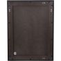 Bronks Black Acacia Wall Mirror 100 x76cm by Libra Designs | Style Our Home
