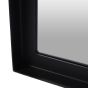 Bronks Black Acacia Wall Mirror 100 x76cm by Libra Designs | Style Our Home

