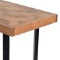 Marston Geometric II Wooden Hall Console Table Small by Libra Designs | Style Our Home
