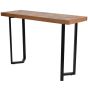 Marston Geometric II Wooden Hall Console Table Small by Libra Designs | Style Our Home
