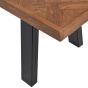 Burnham II Herringbone Wooden Bench 220cm by Libra Designs | Style Our Home

