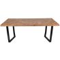 Marston II Geometric Wooden Dining Table 220cm by Libra Designs | Style Our Home
