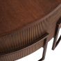 Hunter Corrugated Antique Gold Accent Table by Libra Designs | Style Our Home
