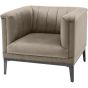 Belgravia Mink Ribbed Occasional Chair by Libra Designs | Style Our Home