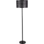 Storm Mesh Black Floor  Lamp with Shade by Libra Designs | Style Our Home
