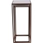 Hylas Antique Copper Frame Ceramic Set of Two Side Tables by Libra Designs | Style Our Home

