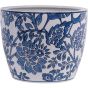 Laura Ashley Blue and White Adain Porcelain Planter Medium by Ora Designs | Style Our Home