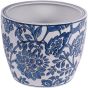 Laura Ashley Blue and White Adain Porcelain Planter Medium by Ora Designs | Style Our Home
