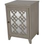 Laura Ashley Grey Greystead Wooden Mirrored One Door Chest by Ora Designs | Style Our Home