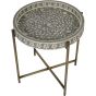 Laura Ashley Grey Epsley Side Table by Libra Designs | Style Our Home