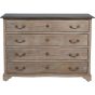 Laura Ashley Natural Wood Swannington 4 Drawer Chest of Drawers
