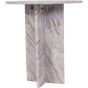 Cavallo Fantasy Brown Marble Side Table by Libra Designs | Style Our Home