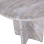 Cavallo Fantasy Brown Marble Side Table by Libra Designs | Style Our Home