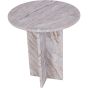  Cavallo Fantasy Brown Marble Side Table by Libra Designs | Style Our Home
