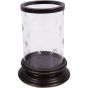 Laura Ashley Dark Bronze Cleverton Hurricane Lamp Small by Ora Designs | Style Our Home