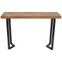 Marston Geometric II Wooden Hall Console Table Large by Libra Designs | Style Our Home