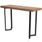 Marston Geometric II Wooden Hall Console Table Large by Libra Designs | Style Our Home