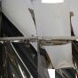Stainless Steel Absract Slice Wall Art by Libra Designs | Style Our Home