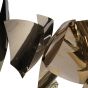 Stainless Steel Absract Slice Wall Art by Libra Designs | Style Our Home