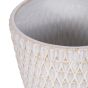 Mediterranean Reactive Glaze Ceramic Planter Cream by Libra Designs | Style Our Home