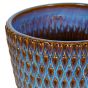 Mediterranean Reactive Glaze Ceramic Planter Blue by Libra Designs | Style Our Home