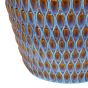Mediterranean Reactive Glaze Ceramic Planter Blue by Libra Designs | Style Our Home