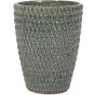Mediterranean Reactive Glaze Ceramic Planter Green by Libra Designs | Style Our Home