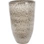 Mederno Reactive Glaze Ceramic Tall Planter Taupe by Libra Designs | Style Our Home