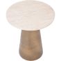 Clifton II Light Travertine Side Table 40cm
