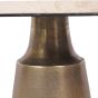 Clifton II Light Travertine Side Table 40cm
