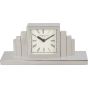 Plaza Nickel Mantel Clock by Libra Designs | Style Our Home
