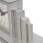 Plaza Nickel Mantel Clock by Libra Designs | Style Our Home