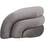 Casa Upholstered Curved Snug Chair Grey by Libra Designs | Style Our Home