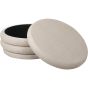 Casa Upholstered Storage Ottoman Cream by Libra Designs | Style Our Home